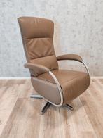 Luxe De Toekomst leren design relax fauteuil handmatig, Leer, Zo goed als nieuw, Nvt, Nvt