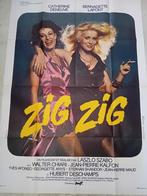 ORIGINEEL FILMAFFICHE ZIG ZAG 1975, Verzamelen, Verzenden, Deurposter of groter, Film en Tv, Rechthoekig Staand