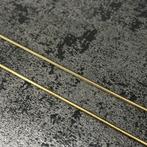 14k gouden ketting glad slang schakel, Sieraden, Tassen en Uiterlijk, Kettingen, Ophalen of Verzenden