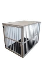 Honden bench wit 106x71x81cm watervast materiaal, Dieren en Toebehoren, Hondenhokken, Ophalen of Verzenden, Zo goed als nieuw
