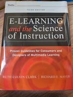 Clark & Mayer - E-Learning and the Science of Instruction, Ophalen of Verzenden, Beta, Zo goed als nieuw, WO