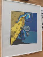 Litho / zeefdruk af 40x50 genummerd 190/500, Ophalen of Verzenden