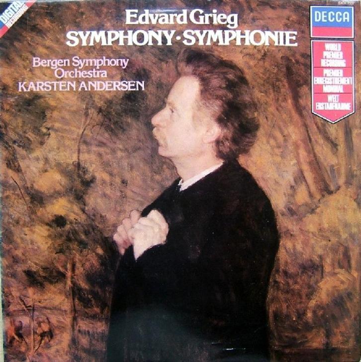 Edvard Grieg  Karsten Andersen – Symphony Decca – SXDL 7537, Cd's en Dvd's, Vinyl | Klassiek, Zo goed als nieuw, Classicisme, Kamermuziek