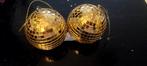 2 x excelent discoballen goud, Ophalen of Verzenden