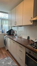 Complete keuken met apparatuur, Ophalen, Gebruikt, Crème, Enkelwandige keuken