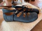 Helvesko nubuck blauwe leren schoenen maat 39, Ophalen of Verzenden, Zo goed als nieuw, Blauw