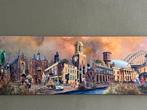 Canvas Zwolle 1 van de 50! Met certificaat van echtheid., Antiek en Kunst, Ophalen