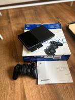 Playstation  2, Spelcomputers en Games, Spelcomputers | Sony PlayStation 2, Zwart, Met games, Met 2 controllers, Ophalen of Verzenden