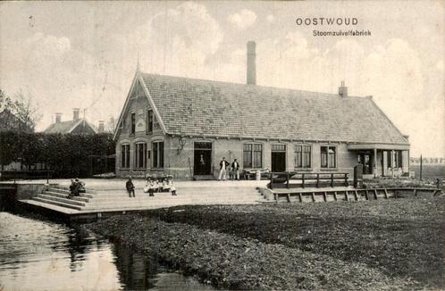 Oostwoud - Stoomzuivelfabriek - Fabriek, Verzamelen, Ansichtkaarten | Nederland, Gelopen, Noord-Holland, Voor 1920, Ophalen of Verzenden