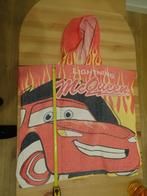 Lightning McQueen badstof kinder poncho Cars, Disney, Gebruikt, Maat 104, Ophalen of Verzenden