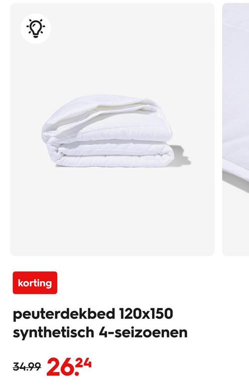 Zeer nieuw 4 seizoenen dekbed dun&dik. Weinig onder geslapen, Kinderen en Baby's, Kinderkamer | Beddengoed, Zo goed als nieuw