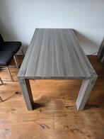 Eettafel hout grijs, Ophalen, 50 tot 100 cm, 150 tot 200 cm, Zo goed als nieuw