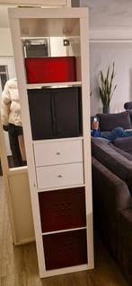 Ikea Kallaxkast 5 vaks met lades en bakken, Ophalen, Kunststof, Gebruikt, Minder dan 100 cm