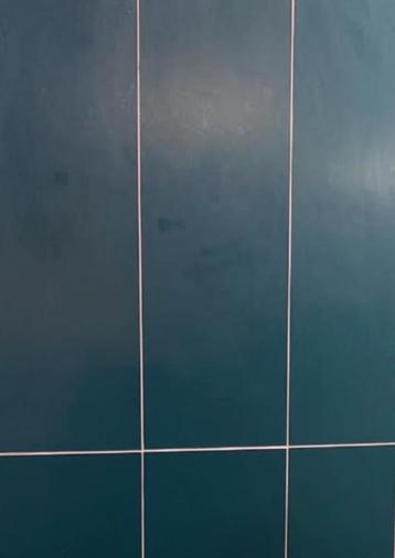 Wandtegels 25x75cm 4,8m2 blauw beschikbaar voor biedingen