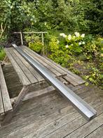 RVS dakgoot 332x10x5cm, Doe-het-zelf en Verbouw, Buizen en Afvoer, Ophalen, 2 tot 4 meter, Zo goed als nieuw, Rvs