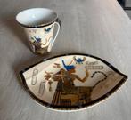 Prachtige porseleinen kop en schotel uit Egypte, Ophalen