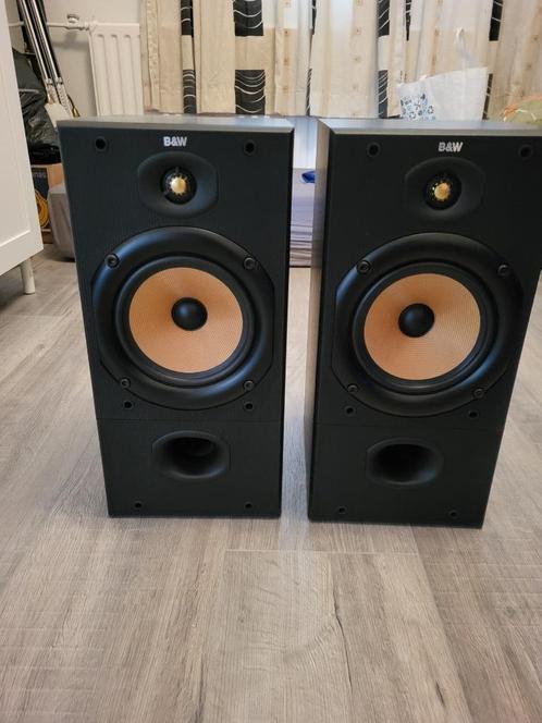 B & W DM 602 speakers compleet met frontjes, Audio, Tv en Foto, Luidsprekers, Zo goed als nieuw, Front, Rear of Stereo speakers