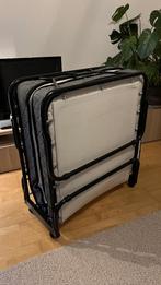 Single folding bed 80X200 (mattress 190), Huis en Inrichting, Eenpersoons, Folding, Zwart, Zo goed als nieuw