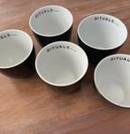 RITUALS  set 5 kopjes en 3 teatips, Huis en Inrichting, Keuken | Servies, Ophalen of Verzenden, Zo goed als nieuw, Overige stijlen