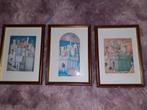 3 mooie litho's van Paolo Grimaldi., Antiek en Kunst, Ophalen of Verzenden