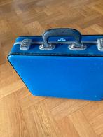 KLM vintage stewardess koffertje blauw, Overige materialen, Gebruikt, Minder dan 50 cm, Ophalen of Verzenden