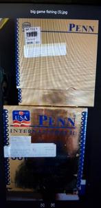 2 penn Big Game reels International II 30T made in USA, Watersport en Boten, Ophalen of Verzenden, Nieuw, Molen