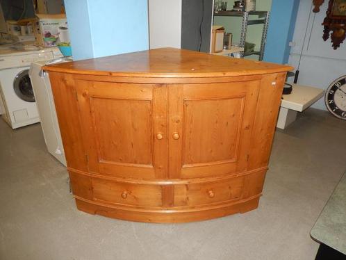 Vintage grenen hoekkast, Huis en Inrichting, Kasten | Overige, Gebruikt
