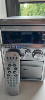 Philips MCM8 Micro cassettedeck en cd speler met radio & aux, Ophalen of Verzenden, Enkel, Philips