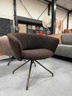 2 Nieuw Label Vandenberg Lola Fauteuils bruin draai stoel, Huis en Inrichting, Fauteuils, Nieuw, 75 tot 100 cm, Ophalen of Verzenden