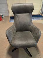 Antraciet groene stoel, Huis en Inrichting, Fauteuils, Ophalen, Zo goed als nieuw, Minder dan 75 cm, 50 tot 75 cm