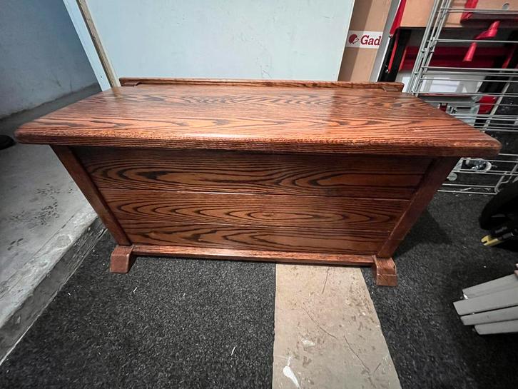 Mooie houten dekenkist, Huis en Inrichting, Woonaccessoires | Kisten, Zo goed als nieuw, Minder dan 50 cm, 75 tot 100 cm, Minder dan 50 cm