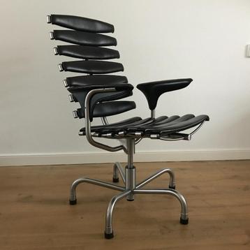 De Sede DS-2100 DS 2100 design bureaustoel zwart leer beschikbaar voor biedingen