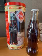 Coca Cola blik met Coke flesje en ansichtkaarten, Ophalen of Verzenden, Nieuw, Gebruiksvoorwerp