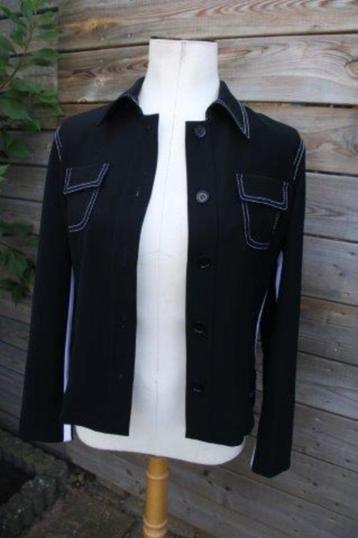 Jasje/ blouse zwart Marccain mt N3 (M/38) Vaste prijs beschikbaar voor biedingen