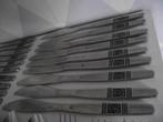 42 stuks zwart RVS decoratie bestek Soraya 28x mes 1960 p st, Ophalen of Verzenden