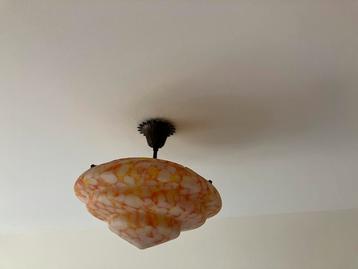 Vintage Art Deco Plafondlamp beschikbaar voor biedingen