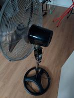 Staande Ventilator 45cm - Chroom/Zwart - 3 Snelheden, Ophalen