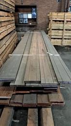 Bankirai vlonderplank V-groef, 28x195mm x 490cm (Restpartij), Ophalen, Nieuw, Hout