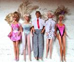 5  vintage Ken Barbie poppen van circa 1980 -  1990, Ophalen of Verzenden, Zo goed als nieuw, Barbie