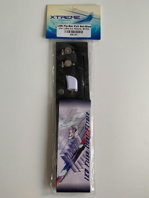 Xtreme led fly bar full set blue lama 3 4 ESL041 nieuw rc, Hobby en Vrije tijd, Modelbouw | Radiografisch | Helikopters en Quadcopters