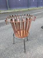 Vintage Metalen Plantenstandaard, Tuin en Terras, Ophalen, Gebruikt, Minder dan 60 cm, Rond