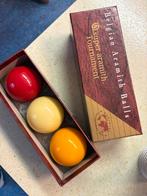 BiljartBallen Aramith Tournament. Als nieuw, Ophalen of Verzenden, Zo goed als nieuw, Keu of Ballen