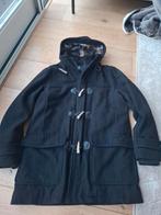 Indigo MT M Zwarte wollen winterjas houtje touwtje, Ophalen of Verzenden, Maat 48/50 (M), Zwart, Indigo