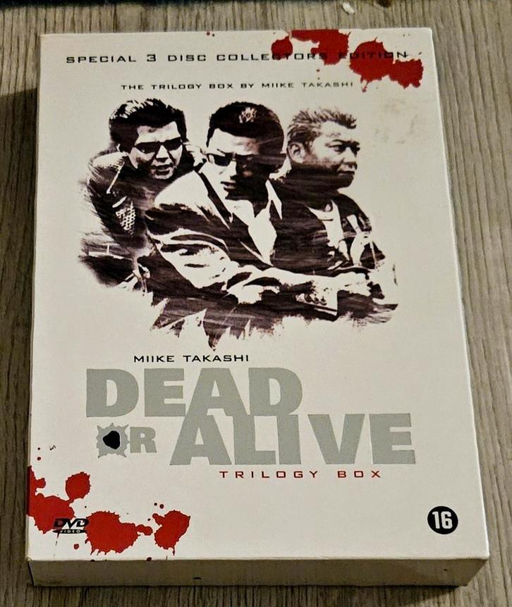 Dead or Alive Trilogy Box - Miike Takashi, Cd's en Dvd's, Dvd's | Overige Dvd's, Zo goed als nieuw, Boxset, Vanaf 16 jaar, Ophalen of Verzenden