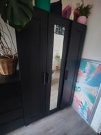 Ikea BRIMNES zwart, Huis en Inrichting, Kasten | Kledingkasten, 25 tot 50 cm, 100 tot 150 cm, Met hangruimte, 150 tot 200 cm