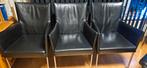 Zwarte 6 design stoelen van Bert Plantagie, Huis en Inrichting, Stoelen, Ophalen, Zo goed als nieuw, Zwart, Vijf, Zes of meer stoelen