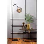 Light & Living Vloerlamp Rakel - rookglas metalen disc voet, Huis en Inrichting, Ophalen, Zo goed als nieuw, Glas, 150 tot 200 cm