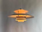 Louis Poulsen PH5 Deense vintage hanglamp, Ophalen of Verzenden, Gebruikt, Metaal, Minder dan 50 cm