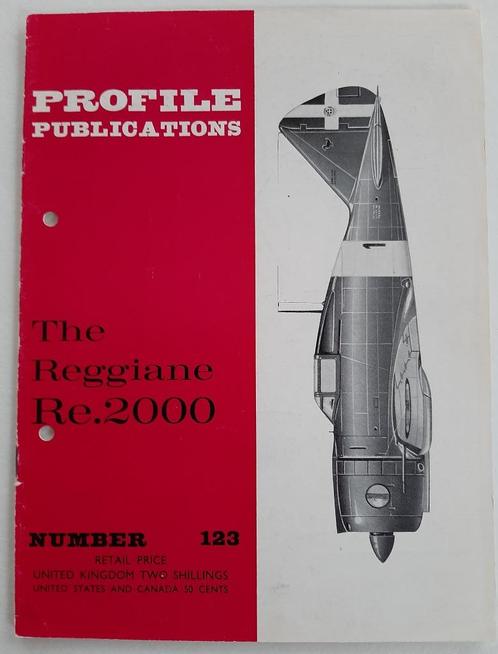 Profile Regianne 2000 Italiaans jachtvliegtuig uit WOII, Hobby en Vrije tijd, Modelbouw | Vliegtuigen en Helikopters, Zo goed als nieuw