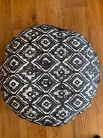 Zitzak, poef zwart wit rond nieuw, Ophalen of Verzenden, Nieuw, Zwart, Zitzak